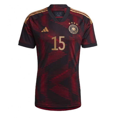 Tyskland Niklas Sule #15 Replika Udebanetrøje VM 2022 Kortærmet